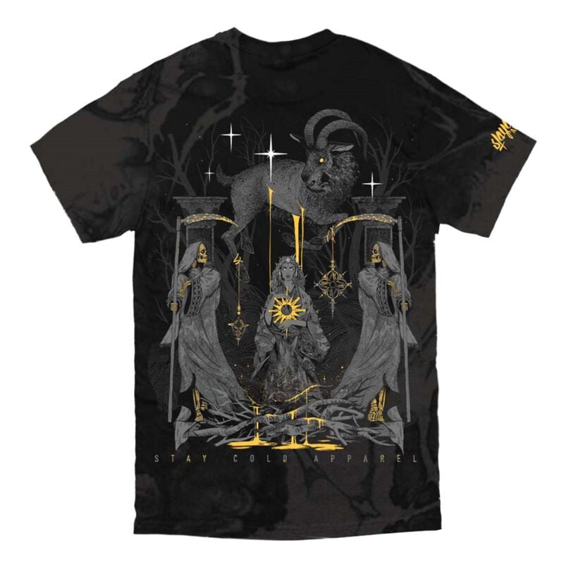 Rock Revival "Full Moon Ritual - Customised Regular T-shirt 200 GSM" T-Shirt Black By Stay Cold Apparel