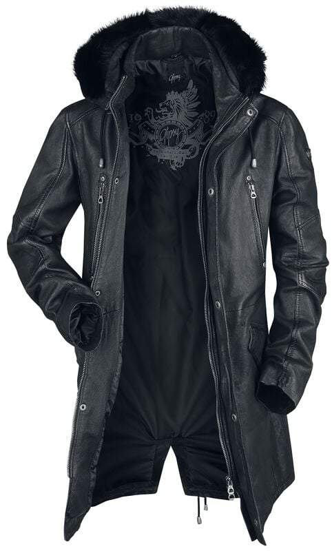 Rock Revival "GBEsmond LCOUNTVW" Leather Coat Black By Gipsy