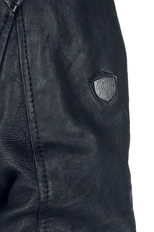 Rock Revival "GBEsmond LCOUNTVW" Leather Coat Black By Gipsy