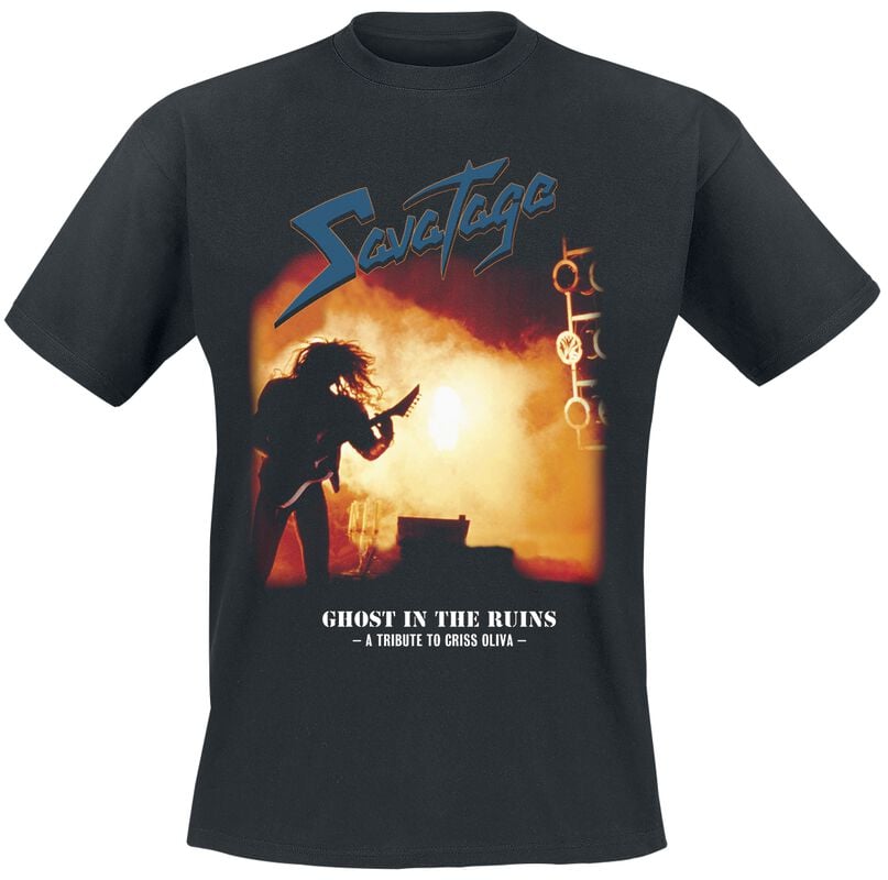 rock revival "Ghost in the ruins" T-Shirt black by Savatage