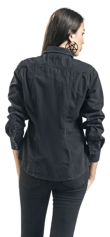 Rock Revival "Girls Vintage Shirts Longsleeve" Longsleeve Black By Brandit