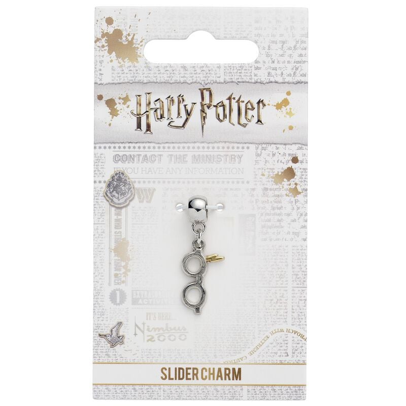 Rock Revival "Glasses Slider Charm" Charm Gold-silver By Harry Potter