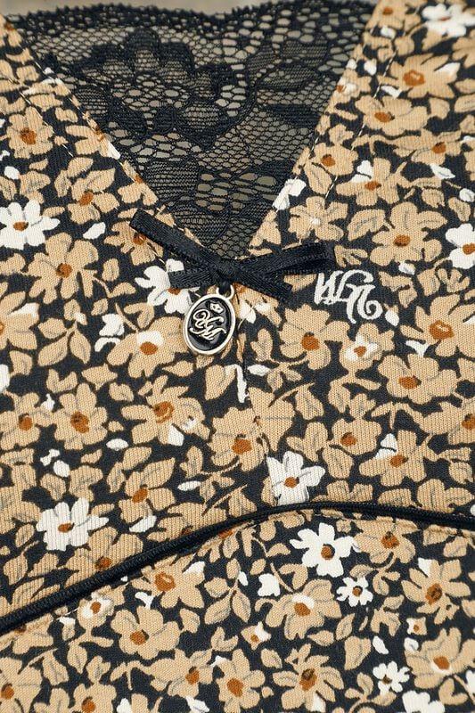 Rock Revival "Golden Flower Shirt" Long-sleeve Shirt Multicolour By Vive Maria