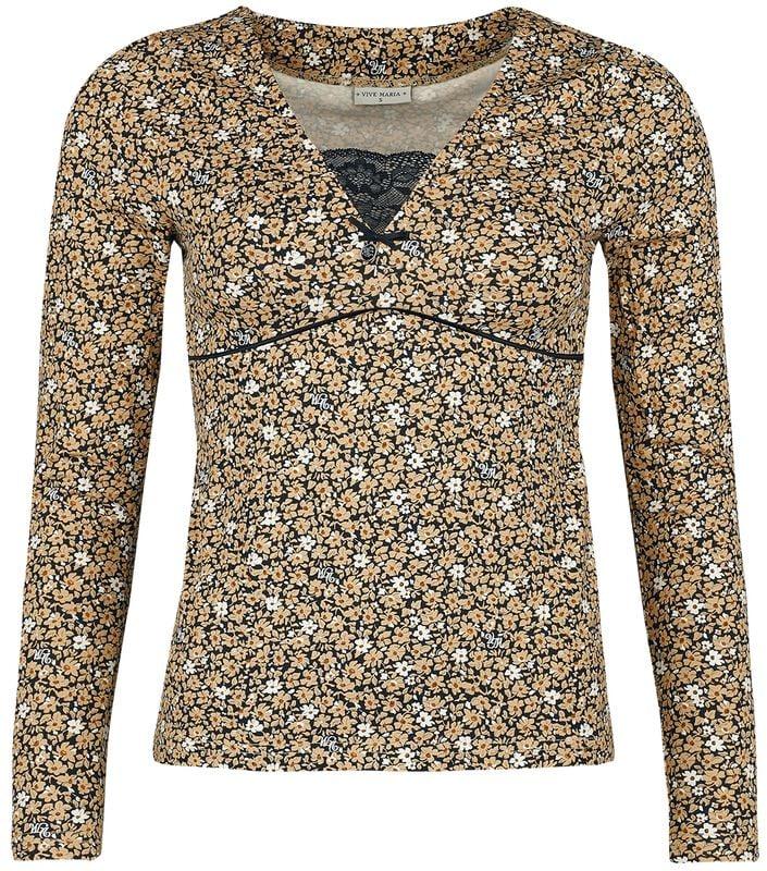 rock revival "Golden Flower Shirt" Long-sleeve Shirt multicolour by Vive Maria