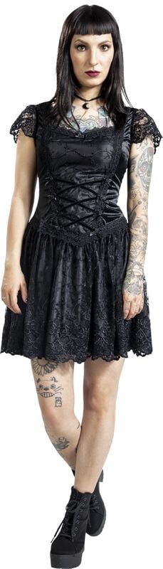 rock revival "Gothic Mini Dress" Mini Dress black by Sinister Gothic