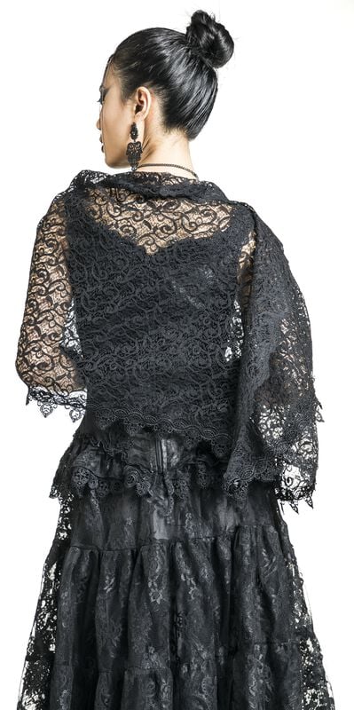 Rock Revival "Gothic Scarf" Cloth Black By Sinister Gothic