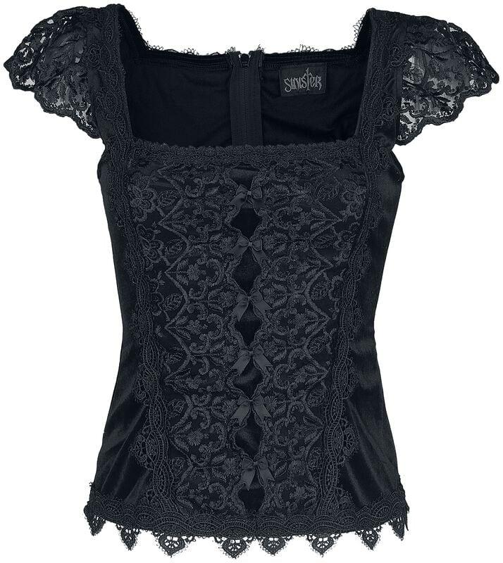 Rock Revival "Gothic Top" Top Black By Sinister Gothic