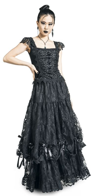 rock revival "Gothic Top" Top black by Sinister Gothic