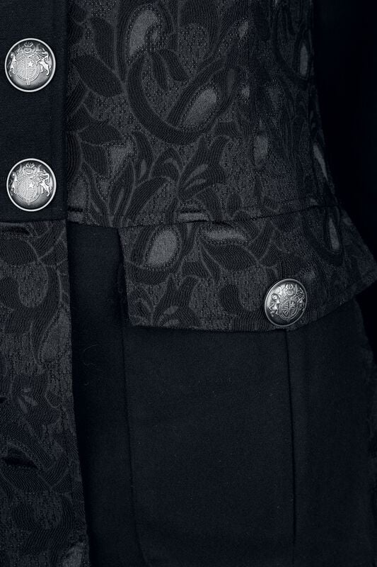 Rock Revival "Gothicana By EMP" Coat Black By Gothicana By EMP