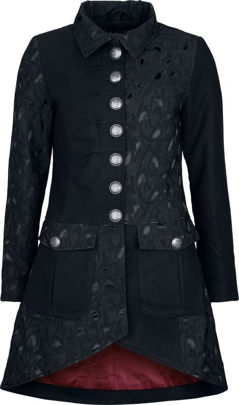 rock revival "Gothicana by EMP" Coat black by Gothicana by EMP