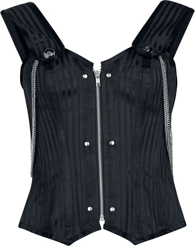 rock revival "Gothicana by EMP" Corsage black by Gothicana by EMP