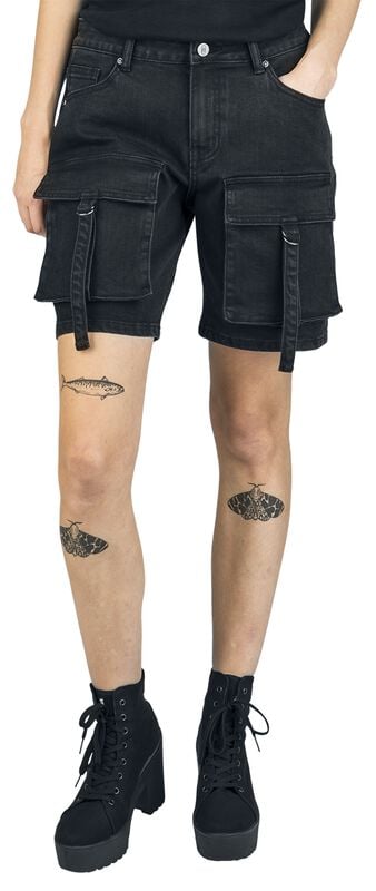 Rock Revival "Gothicana By EMP" Shorts Black By Gothicana By EMP