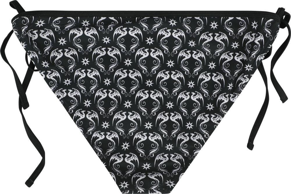 Rock Revival "Gothicana X Anne Stokes - Bikini Bottoms" Bikini Bottom Black By Gothicana By EMP