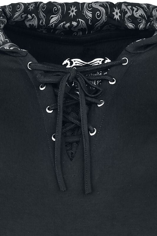 Rock Revival "Gothicana X Anne Stokes - Short Dragon Dress" Mini Dress Black By Gothicana By EMP