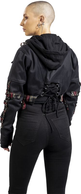 Rock Revival "Graveyard Jacket" Mid-Season Jackets Black-red By Heartless