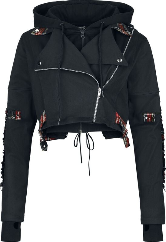 Rock Revival "Graveyard Jacket" Mid-Season Jackets Black-red By Heartless
