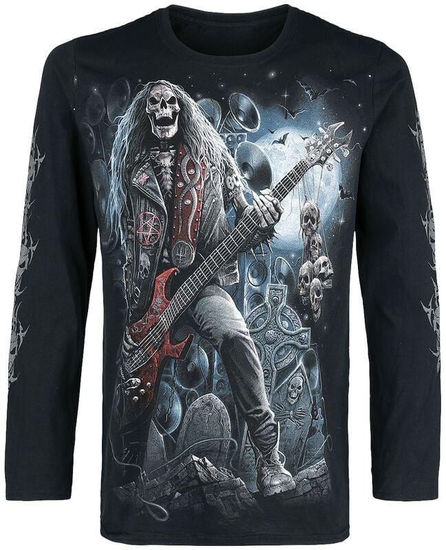 Rock Revival "Grim Rocker" Long-sleeve Shirt Black By Spiral