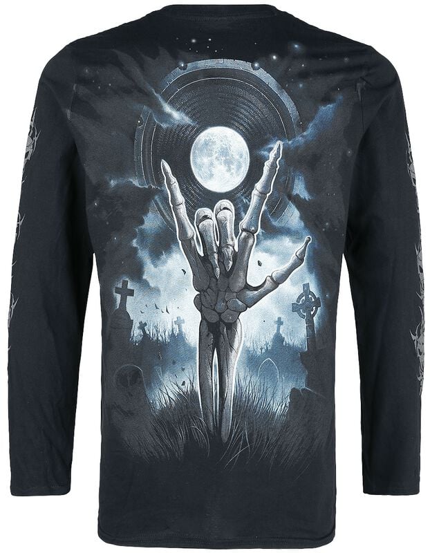 Rock Revival "Grim Rocker" Long-sleeve Shirt Black By Spiral
