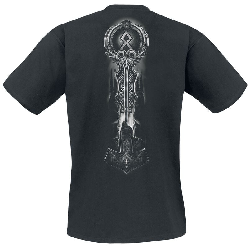 Rock Revival "Guardian Of Midgard" T-Shirt Black By Toxic Angel