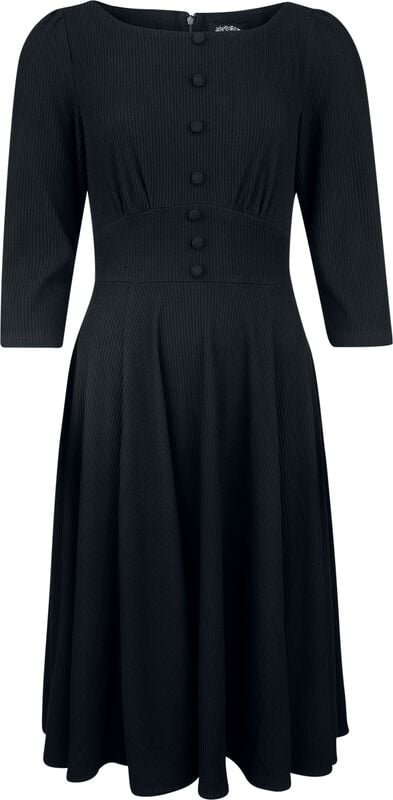 rock revival "H&R London" Midi Dress black by H&R London