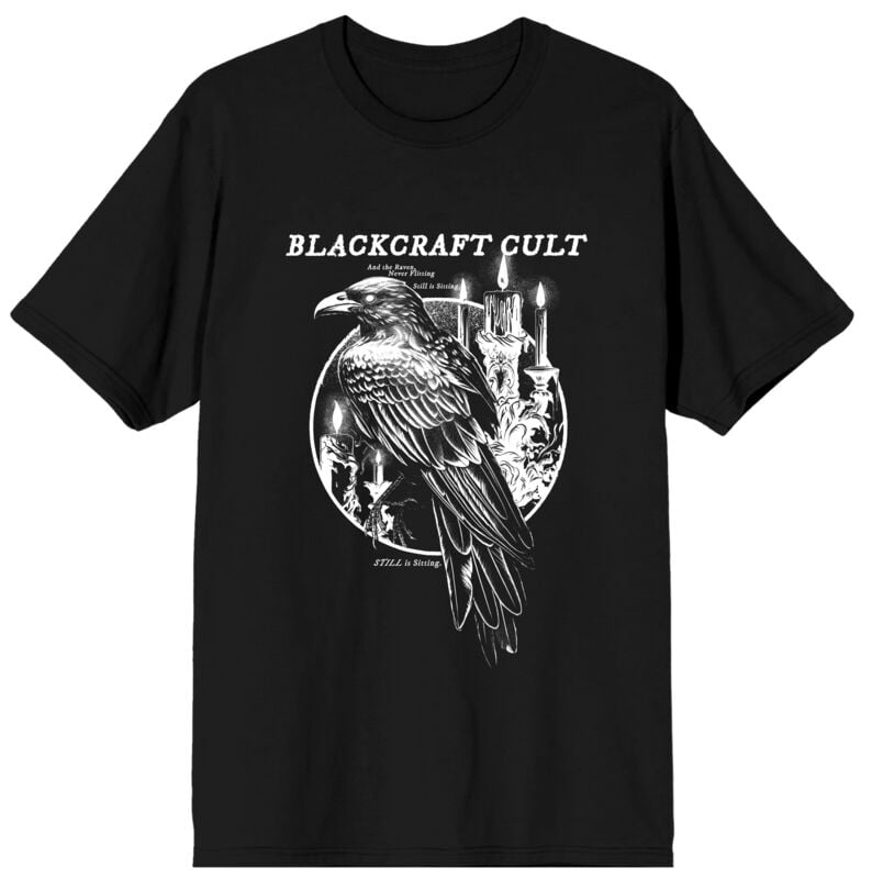 rock revival "Hail the Raven T-shirt" T-Shirt black by Blackcraft Cult