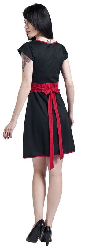Rock Revival "Hana Dress" Mini Dress Black-red By Innocent