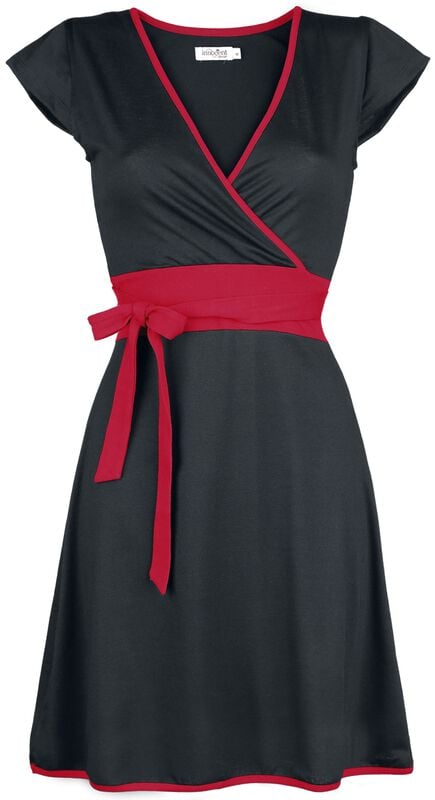 Rock Revival "Hana Dress" Mini Dress Black-red By Innocent