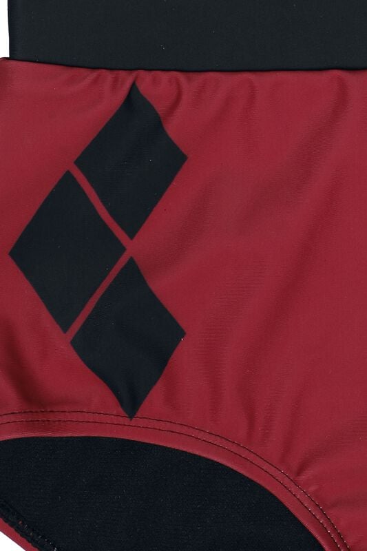 Rock Revival "Harley Quinn Stars And Diamonds" Bikini Set Red-black By Batman