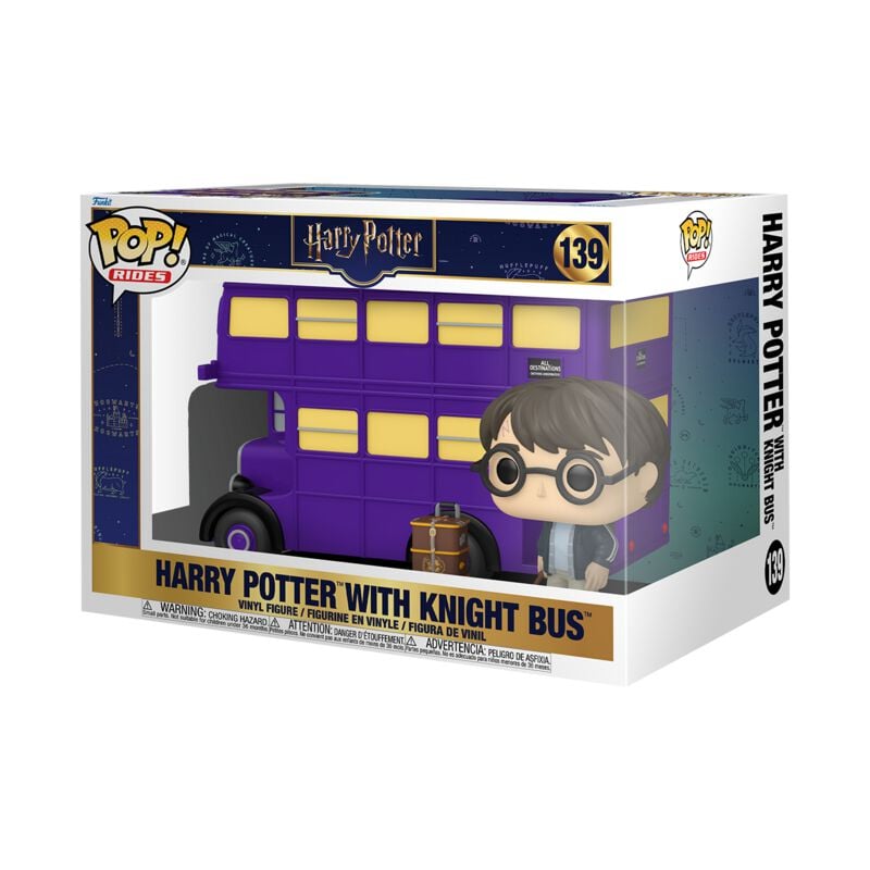 rock revival "Harry Potter With Knight Bus (Pop Ride Super Deluxe) Vinyl Figur 139" Funko Pop by Harry Potter