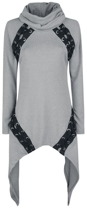 Rock Revival "Hazard Dress" Mini Dress Grey By Poizen Industries