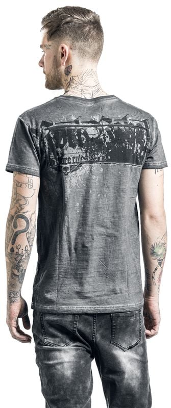 Rock Revival "Heavy Soul" T-Shirt Grey By Rock Rebel By EMP