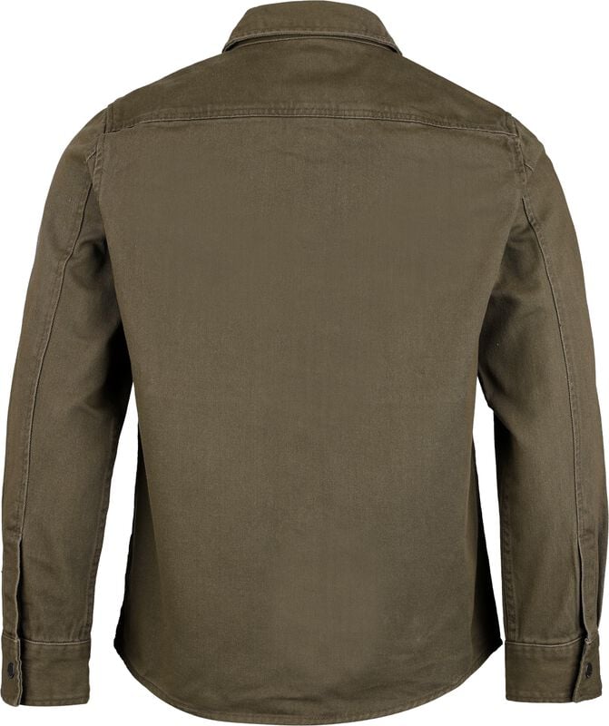 Rock Revival "Heavy Twill Shirt" Longsleeve Olive By Brandit