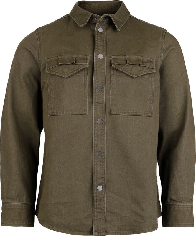 rock revival "Heavy Twill Shirt" Longsleeve olive by Brandit