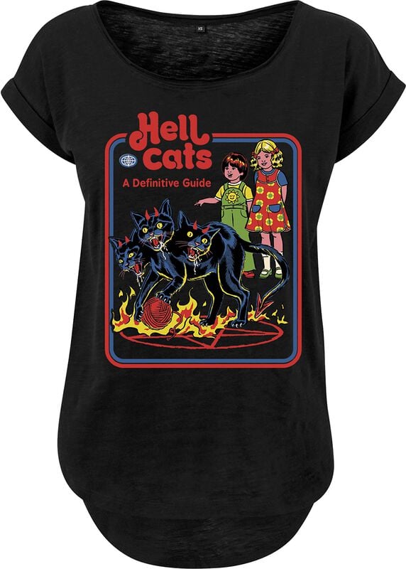 rock revival "Hell Cats" T-Shirt black by Steven Rhodes