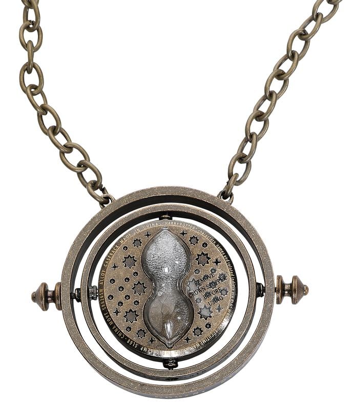 Rock Revival "Hermione's Time Turner" Necklace Watch Gold-coloured By Harry Potter