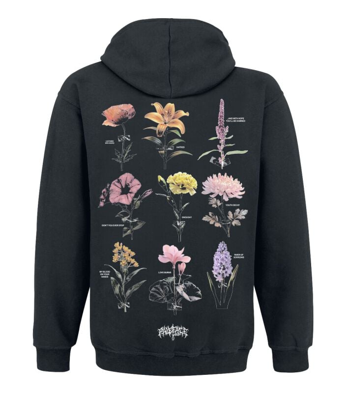 Rock Revival "Hidden Flowers" Hoodie Black By Paleface Swiss