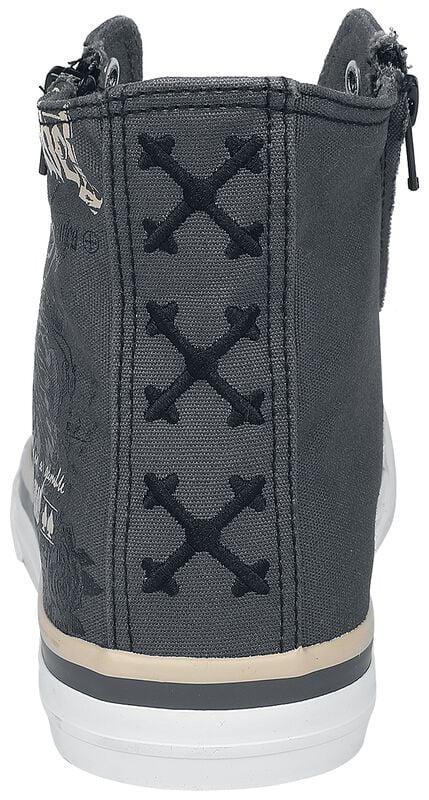 Rock Revival "High-cut Trainers With Print" Sneakers High Grey By Rock Rebel By EMP