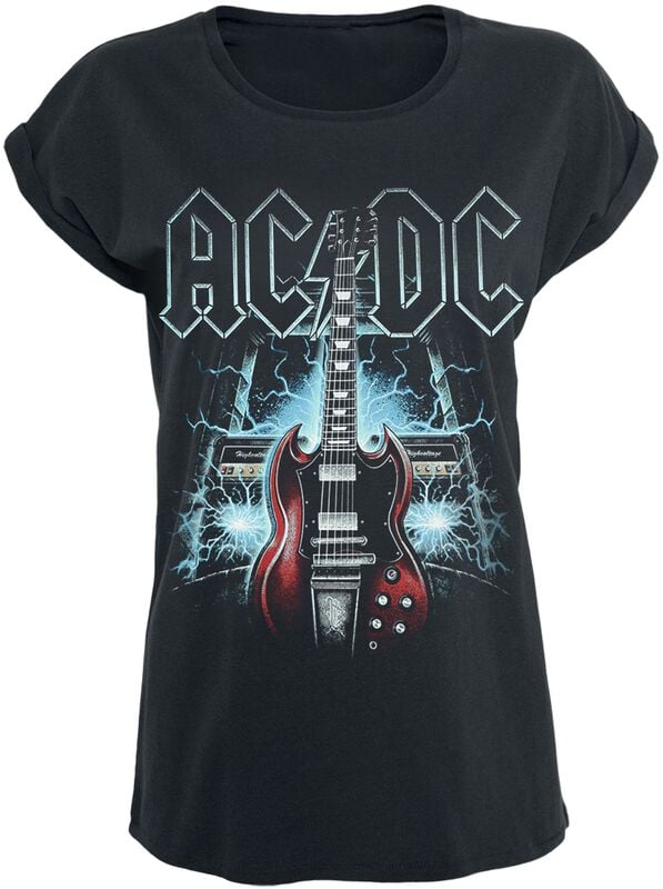 rock revival "High Voltage Guitar" T-Shirt black by AC/DC