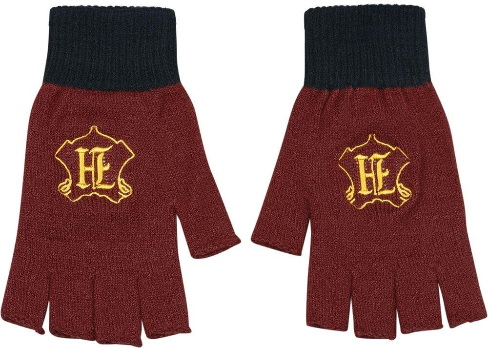 Rock Revival "Hogwarts - Logo" Fingerless Gloves Red-black By Harry Potter