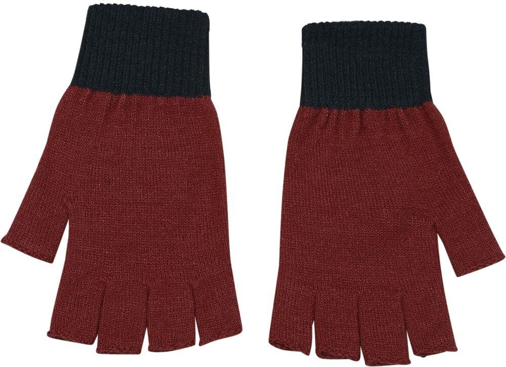 Rock Revival "Hogwarts - Logo" Fingerless Gloves Red-black By Harry Potter