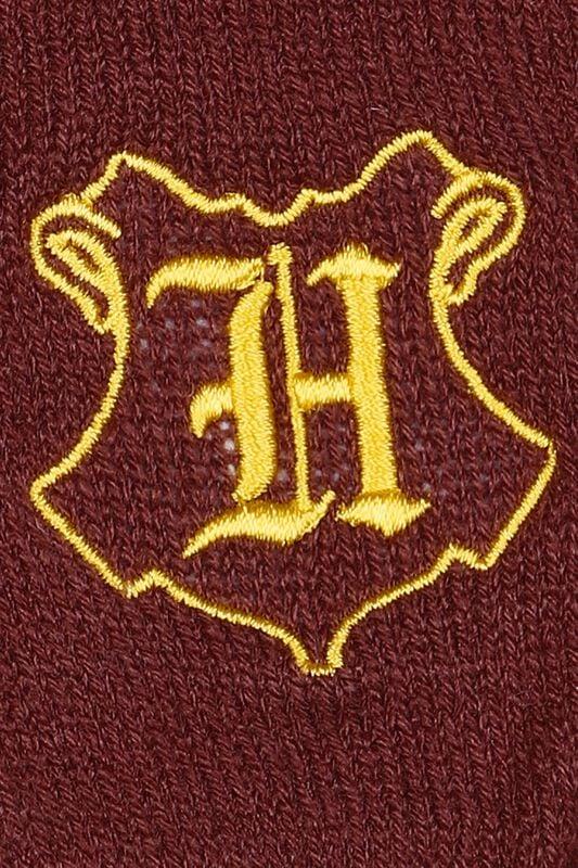 Rock Revival "Hogwarts - Logo" Fingerless Gloves Red-black By Harry Potter