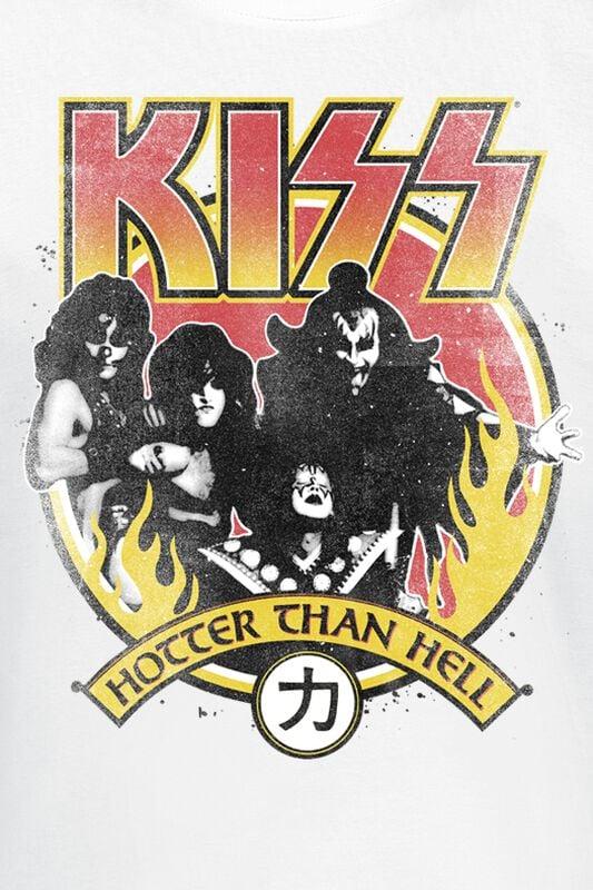 Rock Revival "Hotter Then Hell" T-Shirt White By Kiss