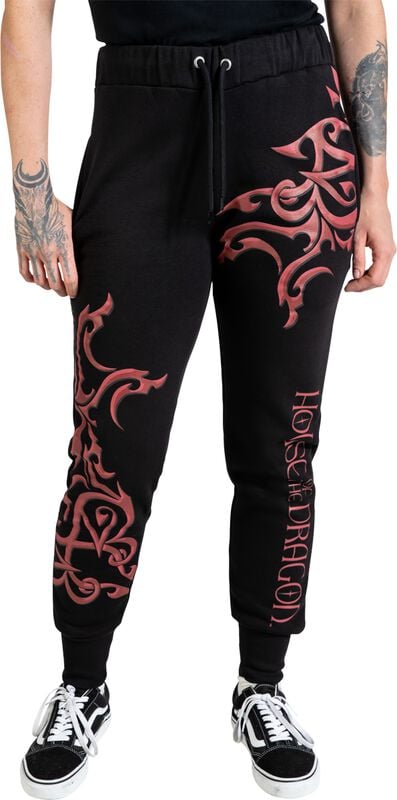 Rock Revival "House Of The Dragon" Tracksuit Trousers Black By Game Of Thrones