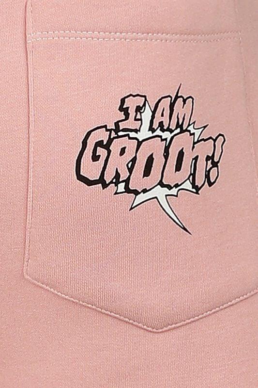 Rock Revival "I Am Groot" Tracksuit Trousers Dusky Pink By Guardians Of The Galaxy