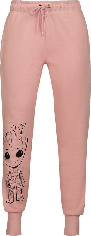 rock revival "I Am Groot" Tracksuit Trousers dusky pink by Guardians Of The Galaxy
