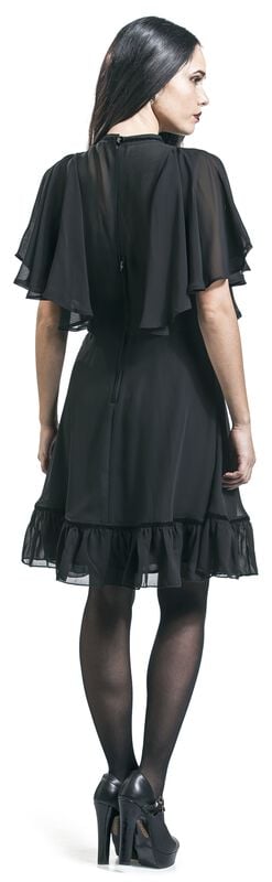 Rock Revival "Imperia Dress" Mini Dress Black By Hell Bunny