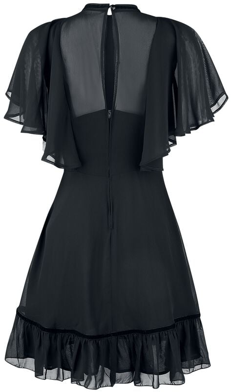 Rock Revival "Imperia Dress" Mini Dress Black By Hell Bunny