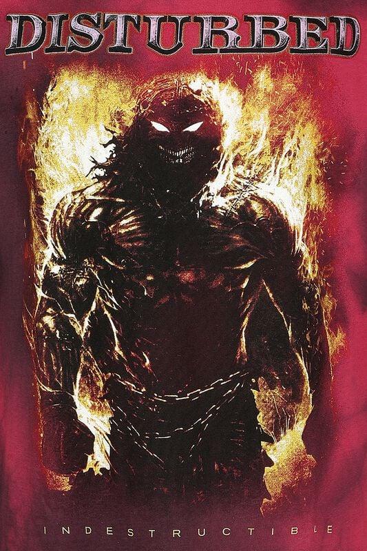 Rock Revival "Indestructible" T-Shirt Red By Disturbed