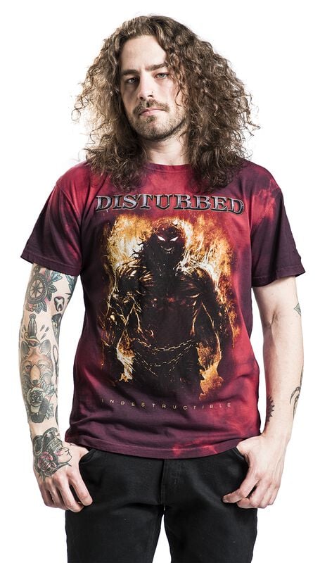 Rock Revival "Indestructible" T-Shirt Red By Disturbed