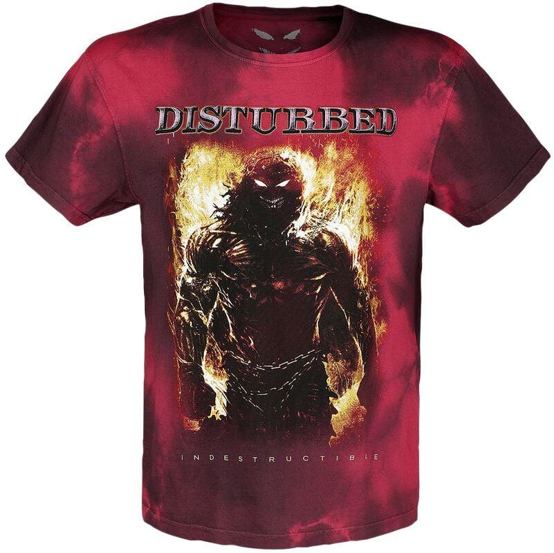rock revival "Indestructible" T-Shirt red by Disturbed
